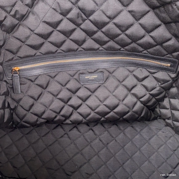 Repzbay REP QUILTED TRAVEL LEATHER BAG ES IN YSL GIANT 0730